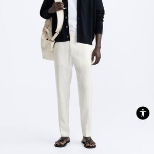 NWT Zara 100% linen pants